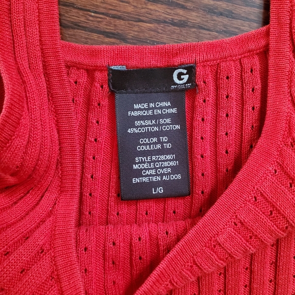 Red Guess Sweater Dress - Picture 3 of 3